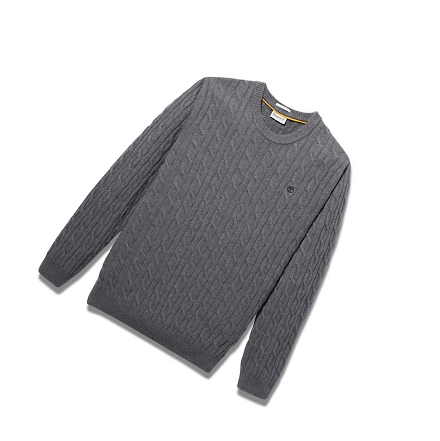 Suéteres Timberland Phillips Brook Cable-knit Hombre Gris Oscuro | ES-NUQSO92