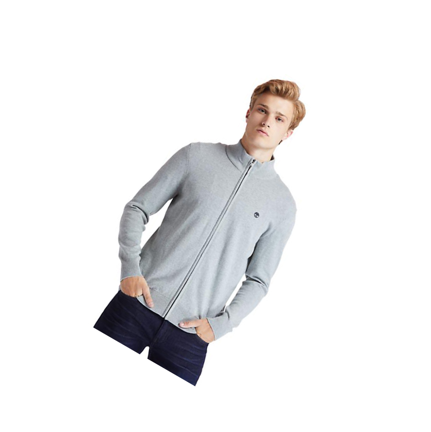 Suéteres Timberland Williams River Full-Zip Hombre Gris | ES-UQLTN47