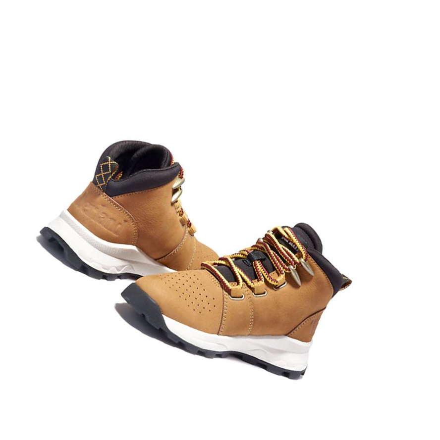 Zapatillas Timberland Brooklyn Encaje-Up Niños Marrones Claro | ES-FMQWP39