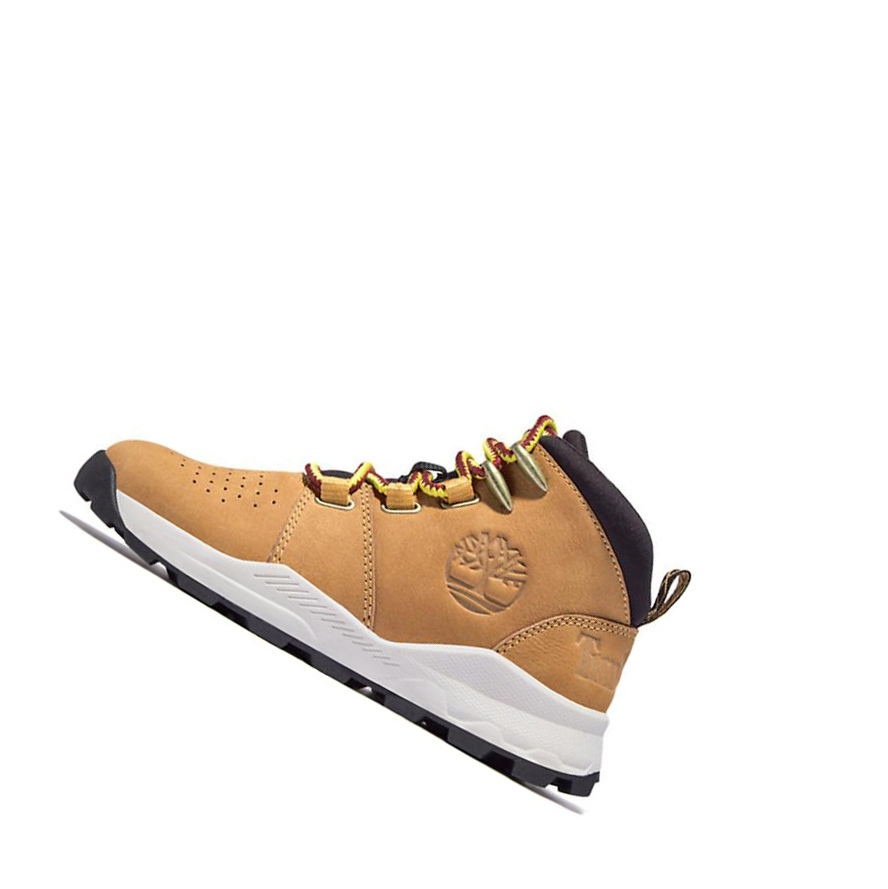 Zapatillas Timberland Brooklyn Encaje-Up Niños Marrones Claro | ES-FMQWP39