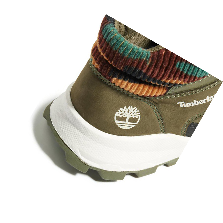 Zapatillas Timberland Brooklyn High Top Niños Verde Oscuro | ES-QMWXY68