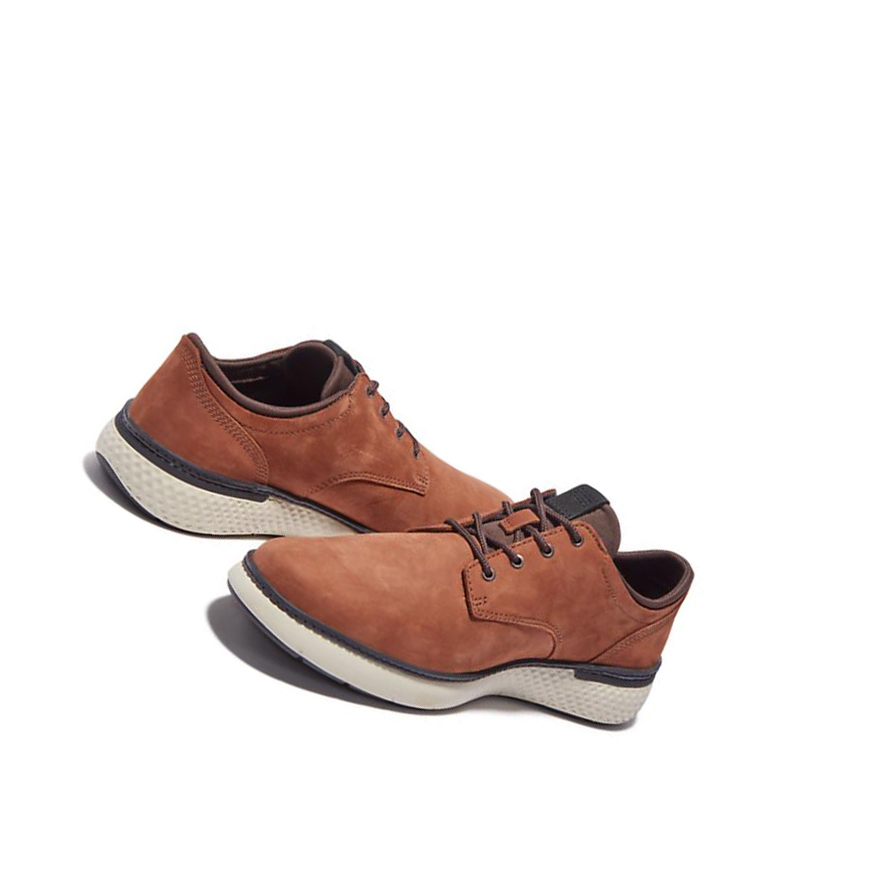 Zapatillas Timberland Cross Mark Oxford Hombre Marrones | ES-NIKUC98