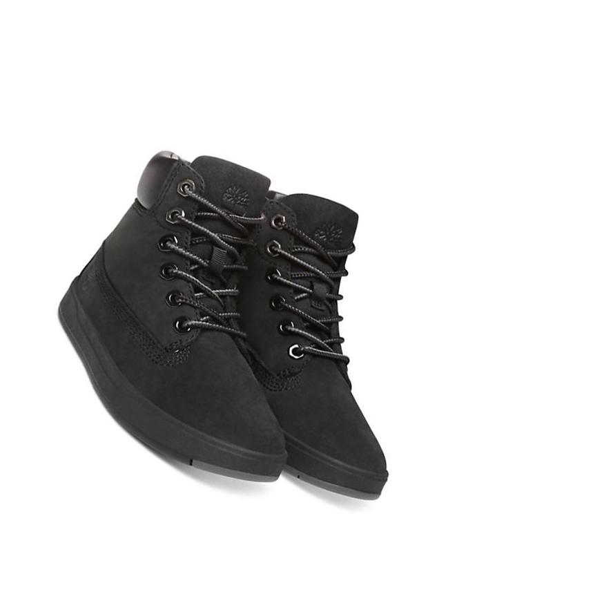 Zapatillas Timberland Davis Square Side-zip Niños Negras | ES-DCQWS57