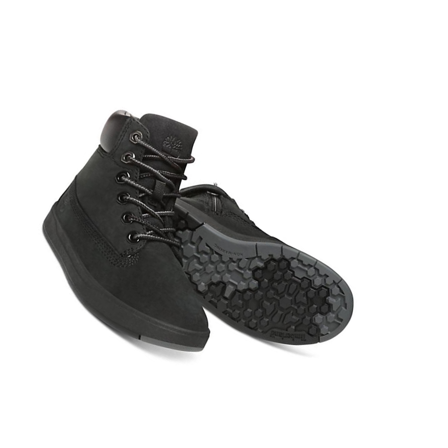 Zapatillas Timberland Davis Square Side-zip Niños Negras | ES-DCQWS57