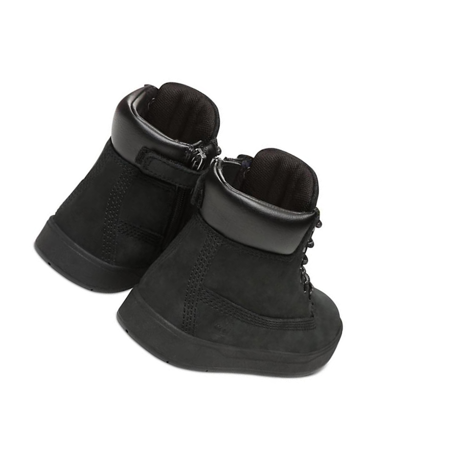 Zapatillas Timberland Davis Square Side-zip Niños Negras | ES-DCQWS57