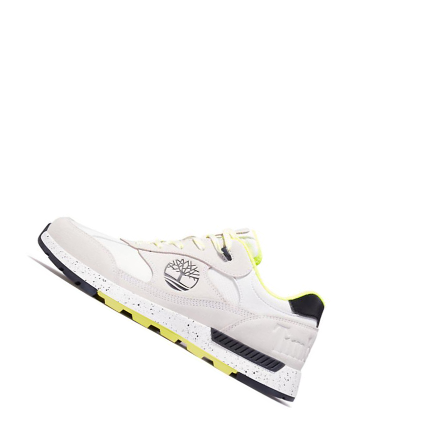 Zapatillas Timberland Field Trekker Cuero/Fabric Hombre Blancas | ES-LFTPE86