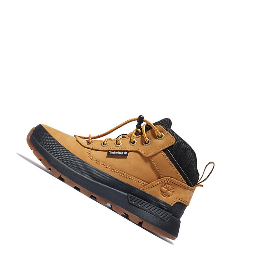 Zapatillas Timberland Field Trekker Hiker Niños Amarillo | ES-CXAKN16