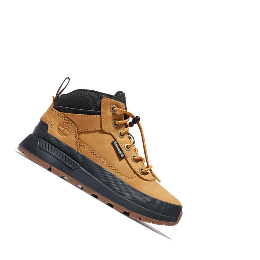 Zapatillas Timberland Field Trekker Hiker Niños Amarillo | ES-CXAKN16