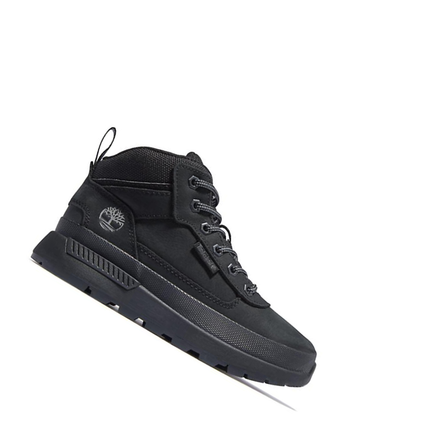 Zapatillas Timberland Field Trekker Hiker Niños Negras | ES-HXFON60