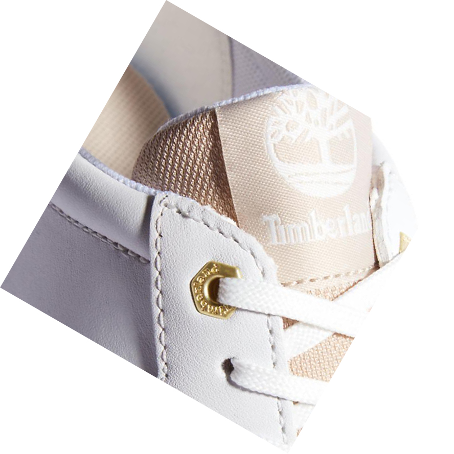 Zapatillas Timberland Miami Coast Cuero Mujer Blancas | ES-MWHSG86