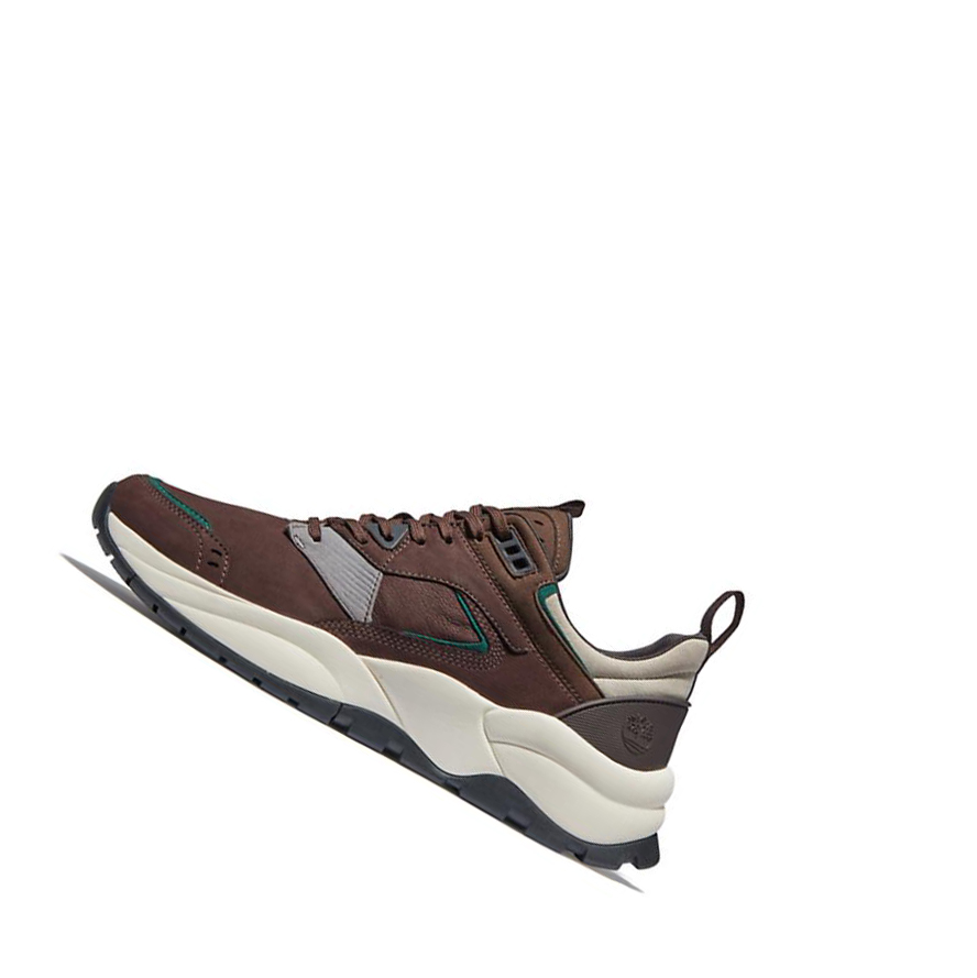 Zapatillas Timberland Tree Racer Cuero Hombre Marrones | ES-NMUQV31