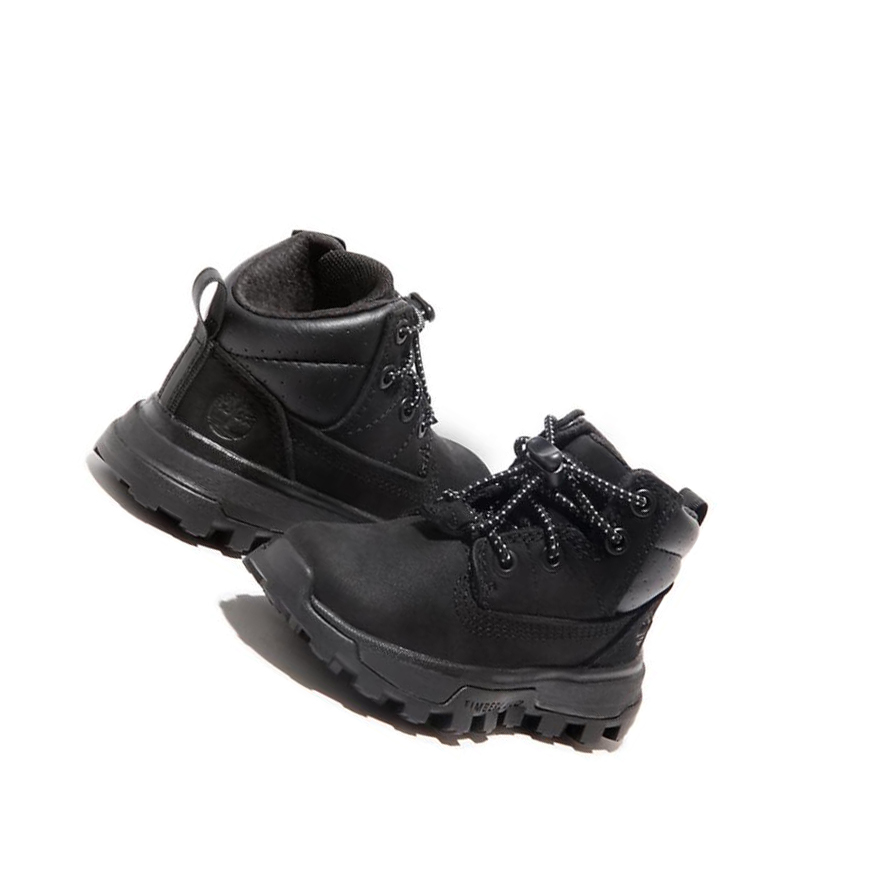 Zapatillas Timberland Treeline Mid Hiker Niños Negras | ES-YGTWX89