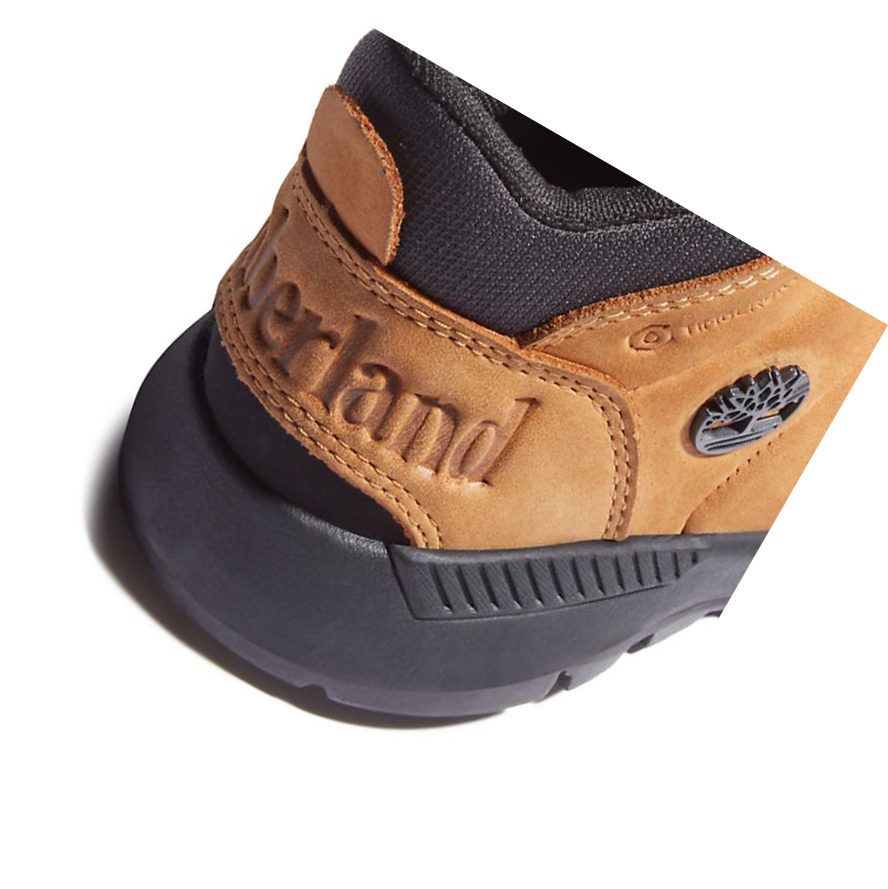 Zapatos De Senderismo Timberland Sprint Trekker Mid Niños Amarillo | ES-EYDXN43