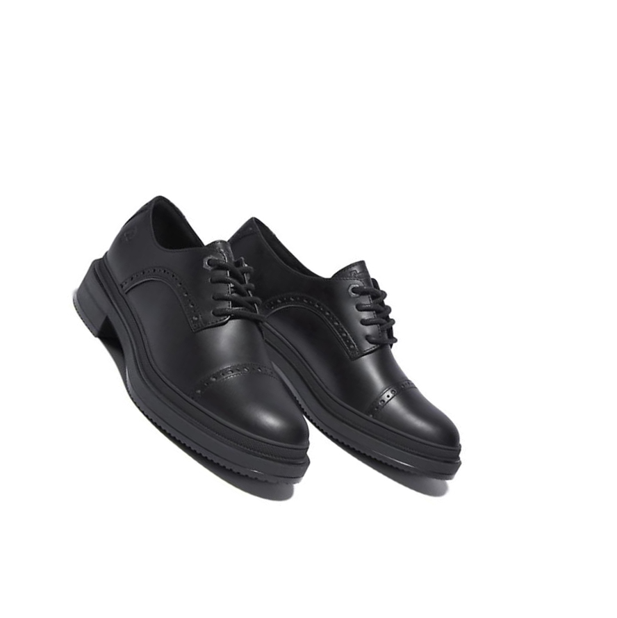 Zapatos Oxford Timberland Lisbon Lane Brogue Mujer Negras | ES-NYAEK62