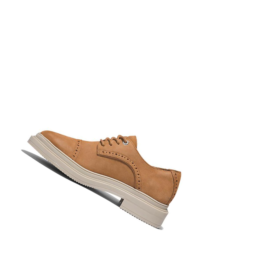 Zapatos Oxford Timberland Lisbon Lane Brogue Mujer Beige | ES-RZWSY31