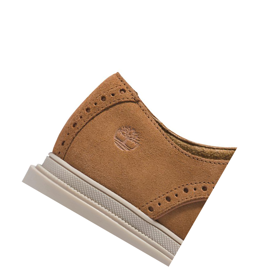 Zapatos Oxford Timberland Lisbon Lane Brogue Mujer Beige | ES-RZWSY31