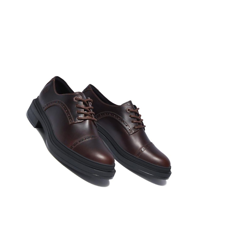 Zapatos Oxford Timberland Lisbon Lane Brogue Mujer Marrones Oscuro | ES-VOBXP84