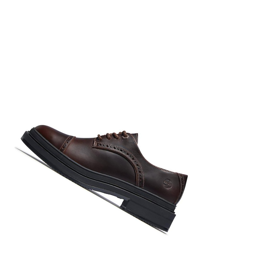 Zapatos Oxford Timberland Lisbon Lane Brogue Mujer Marrones Oscuro | ES-VOBXP84