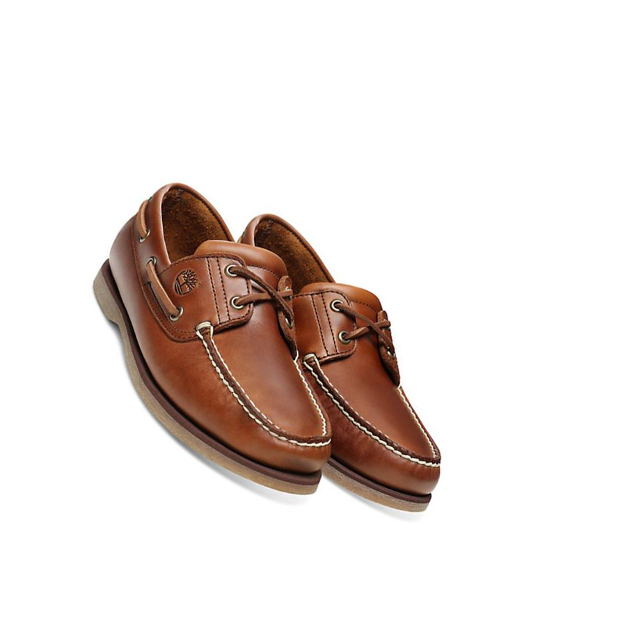 Zapatos del Barco Timberland Classic Full-grain Hombre Marrones Claro | ES-CNFZP30