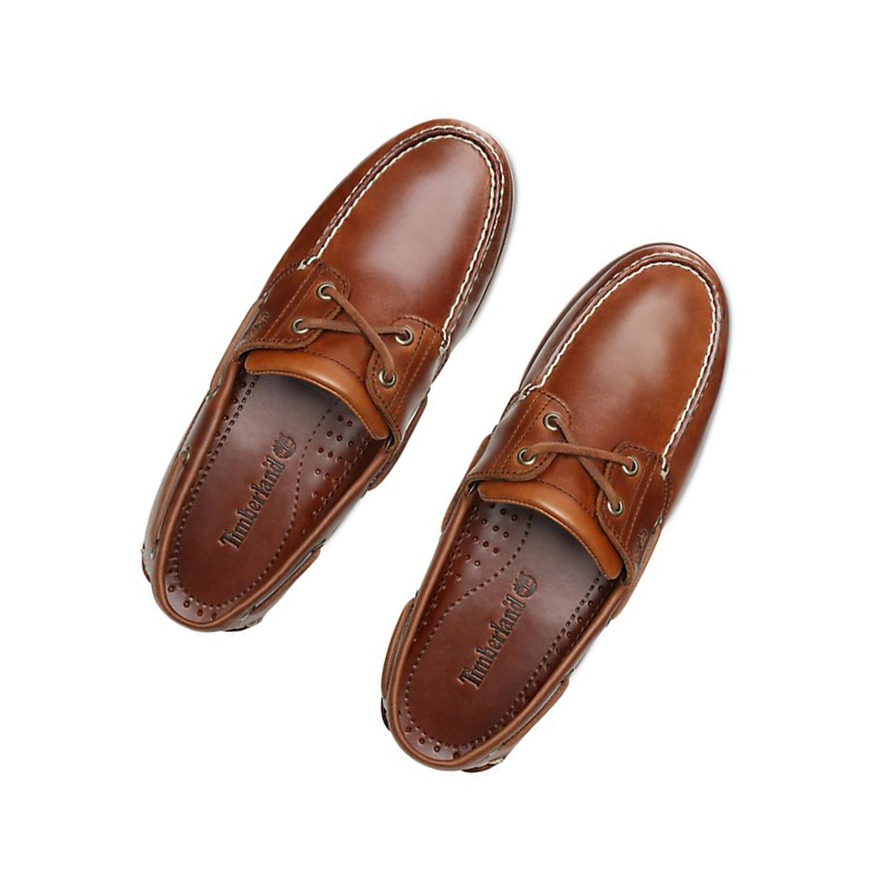 Zapatos del Barco Timberland Classic Full-grain Hombre Marrones Claro | ES-CNFZP30