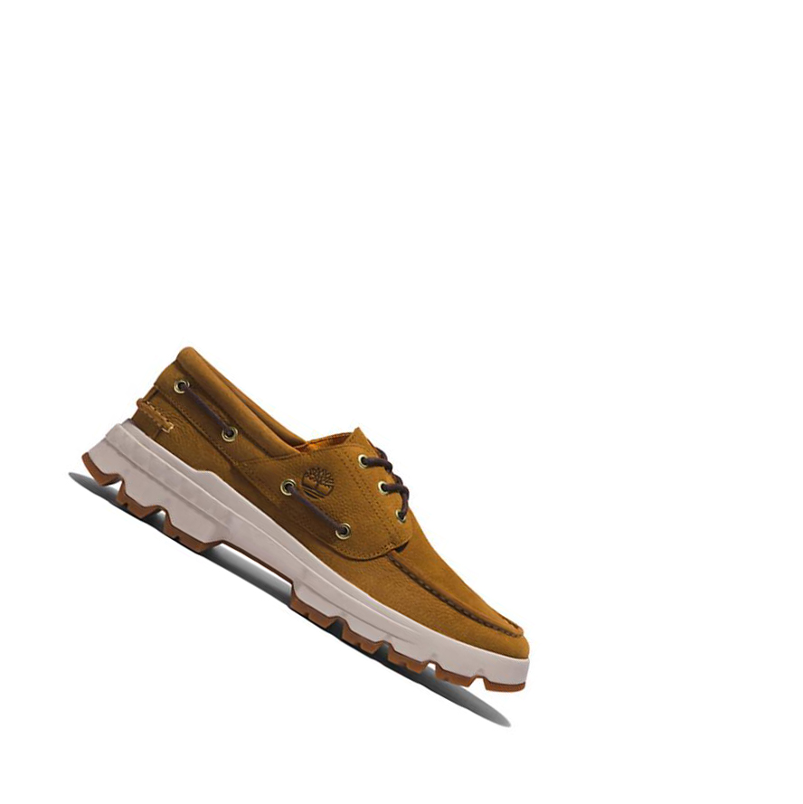 Zapatos del Barco Timberland GreenStride™ TBL® Originales EK+ Moc-toe Hombre Marrones | ES-NPTUL95