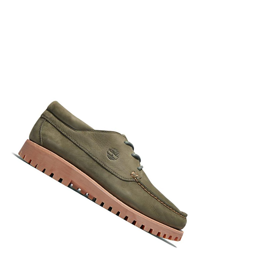 Zapatos del Barco Timberland Jacksons Landing Hombre Verde | ES-OXQAZ59