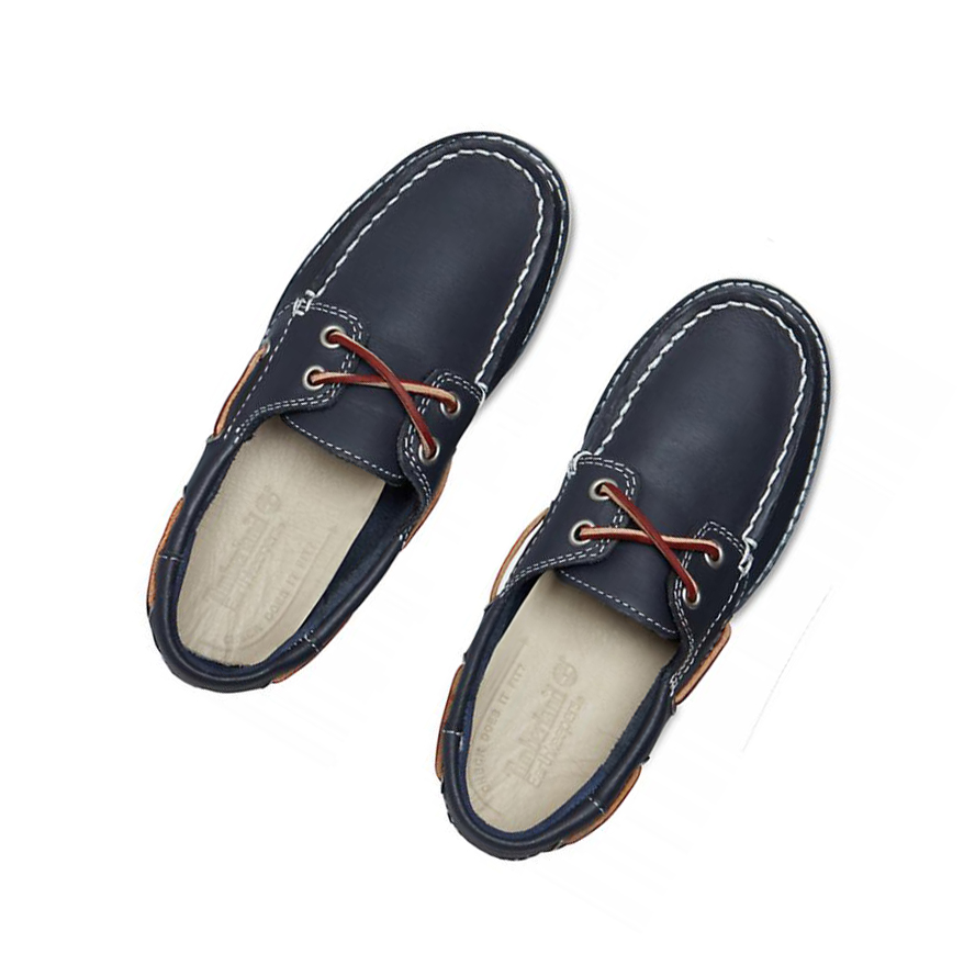 Zapatos del Barco Timberland Seabury Niños Azul Marino | ES-NVFWA48