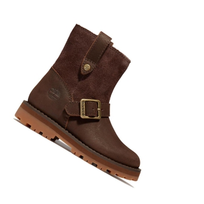 Botas Montaña Timberland Courma Kid Side-zip Invierno Niños Marrones Oscuro | ES-EMLCO36