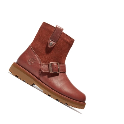 Botas Montaña Timberland Courma Kid Side-zip Invierno Niños Marrones | ES-HWZQN90