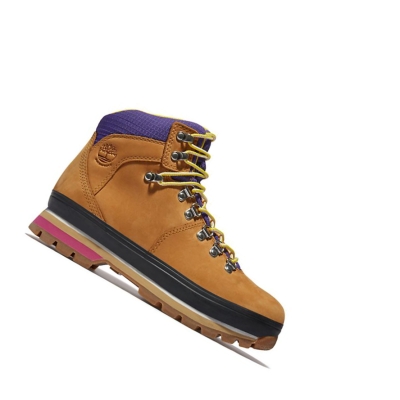 Botas Montaña Timberland Euro Hiker Hiker Mujer Amarillo | ES-HPCZA73