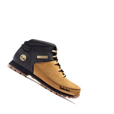 Botas Montaña Timberland Euro Sprint Hiker Hombre Amarillo Negras | ES-MHRLA01