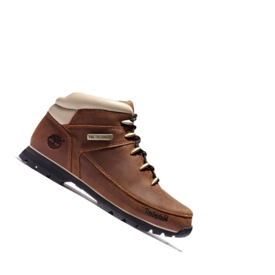 Botas Montaña Timberland Euro Sprint Hiker Hombre Marrones Blancas | ES-RPFQD09