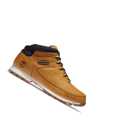 Botas Montaña Timberland Euro Sprint Hiker Full-grain Hombre Amarillo | ES-TFANH37