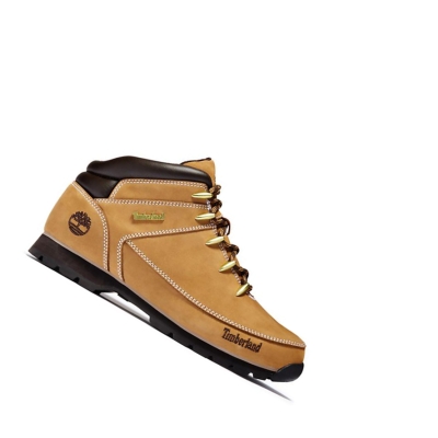 Botas Montaña Timberland Euro Sprint Hiker Nubuck Hombre Amarillo | ES-ZXLRH93