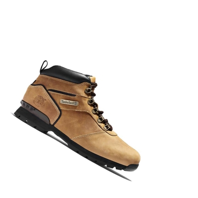 Botas Montaña Timberland Splitrock Nubuck Mid Hiker Hombre Amarillo | ES-MLFRD37