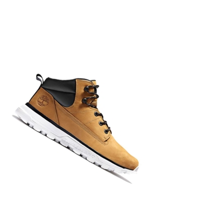 Botas Montaña Timberland Treeline Chukka Hombre Amarillo | ES-LIZRN79