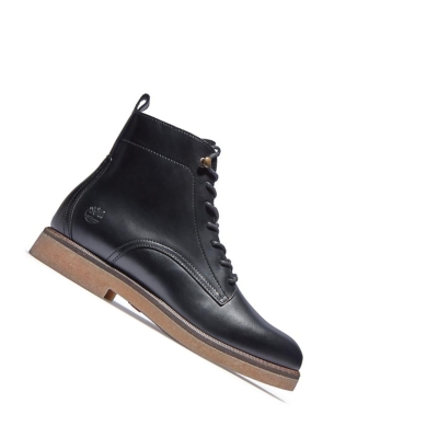 Botas de Invierno Timberland Cambridge Square Encaje-up Mujer Negras | ES-QTDWK52