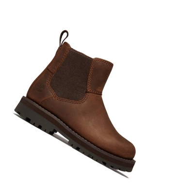 Botines Chelsea Timberland Courma Kid Niños Marrones Oscuro | ES-PDFKO01