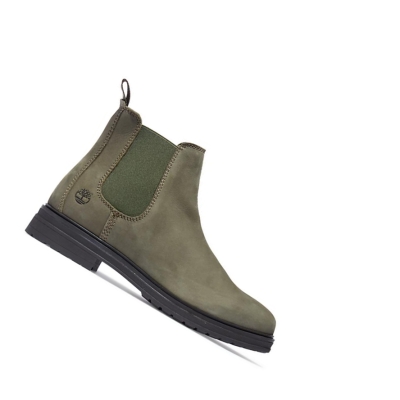 Botines Chelsea Timberland Hannover Hill Mujer Verde Oscuro | ES-UODXQ18