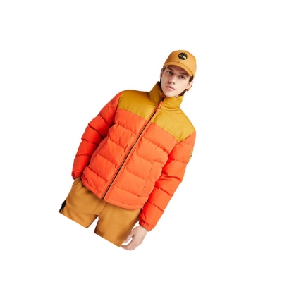 Chaquetas Timberland Welch Mountain Puffer Quilted-Híbrido Hombre Naranjas | ES-PELSC01