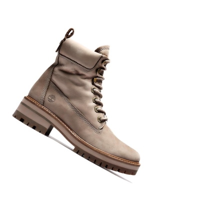 Original 6-inch Boots Timberland Courmayeur Valley Mujer Taupe | ES-KZRMF16