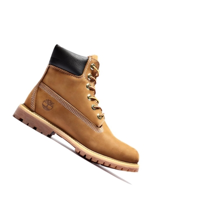 Original 6-inch Boots Timberland Premium Waterproofs Mujer Marrones | ES-TKXDC52