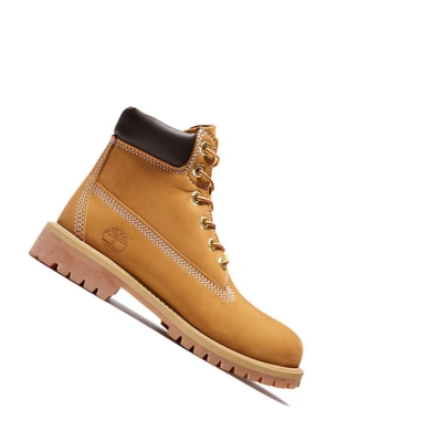 Original 6-inch Boots Timberland Premium Niños Amarillo | ES-YSZNC27