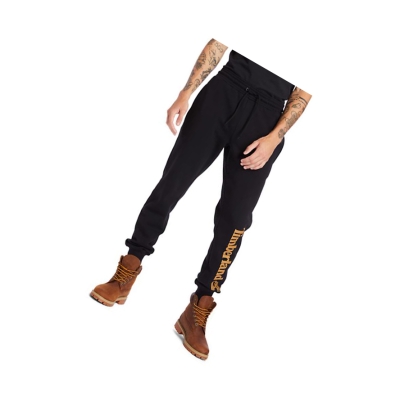 Pantalones Deportivos Timberland Core Logo Hombre Negras | ES-MZJHB89