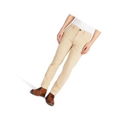 Pantalones Timberland Sargent Lake Ultrastretch Chinos Hombre Beige | ES-ATGXQ24