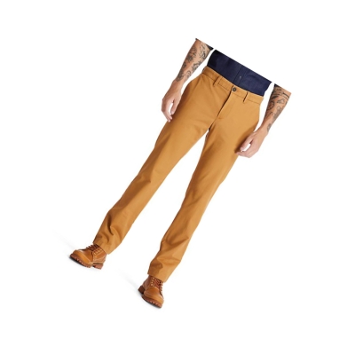 Pantalones Timberland Squam Lake Twill Chino Hombre Amarillo | ES-WTFXJ03