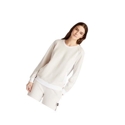 Sudaderas Timberland Crewneck Mujer Blancas | ES-WYZRK17