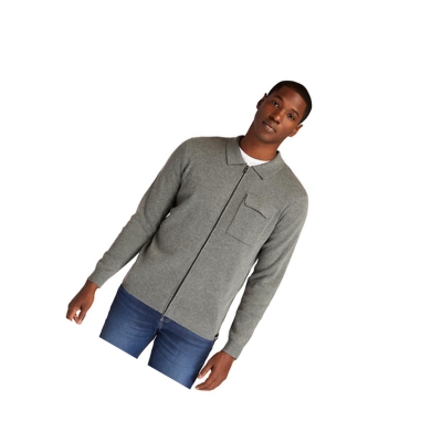 Suéteres Timberland Full-Zip Hombre Gris Oscuro | ES-VPJDT91