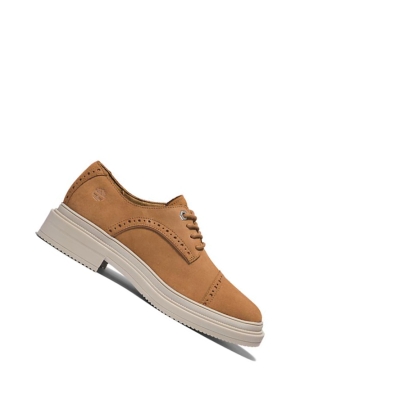 Zapatos Oxford Timberland Lisbon Lane Brogue Mujer Beige | ES-RZWSY31